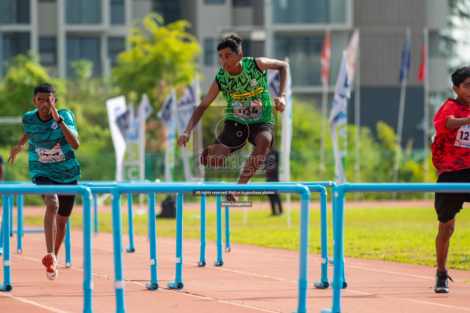 Day four of Inter School Athletics Championship 2023 was held at Hulhumale' Running Track at Hulhumale', Maldives on Wednesday, 18th May 2023. Photos:  Nausham Waheed / images.mv