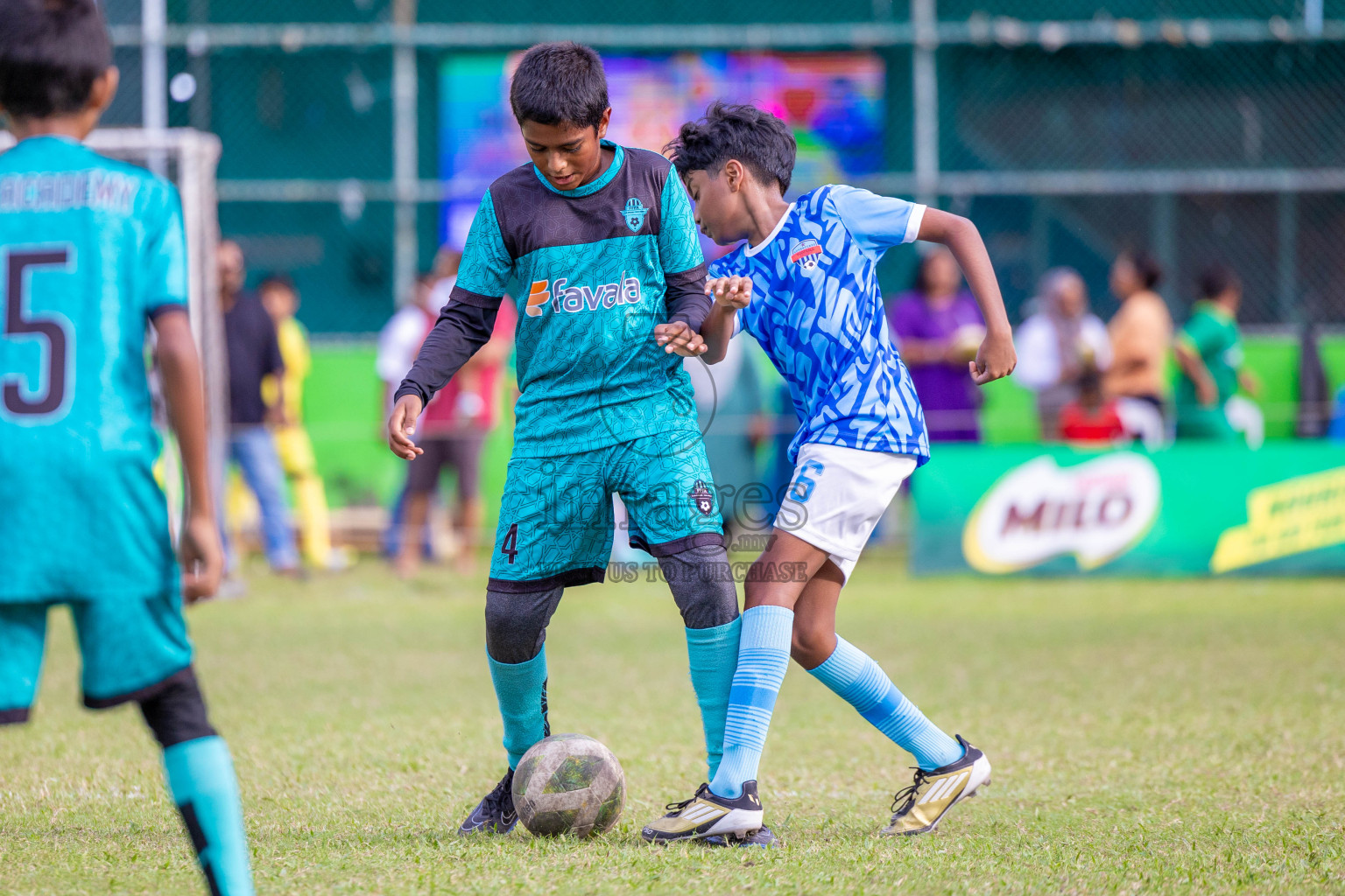 Day 1 of MILO Academy Championship 2024 - U12 was held at Henveiru Grounds in Male', Maldives on Thursday, 4th July 2024. Photos: Shuu Abdul Sattar / images.mv