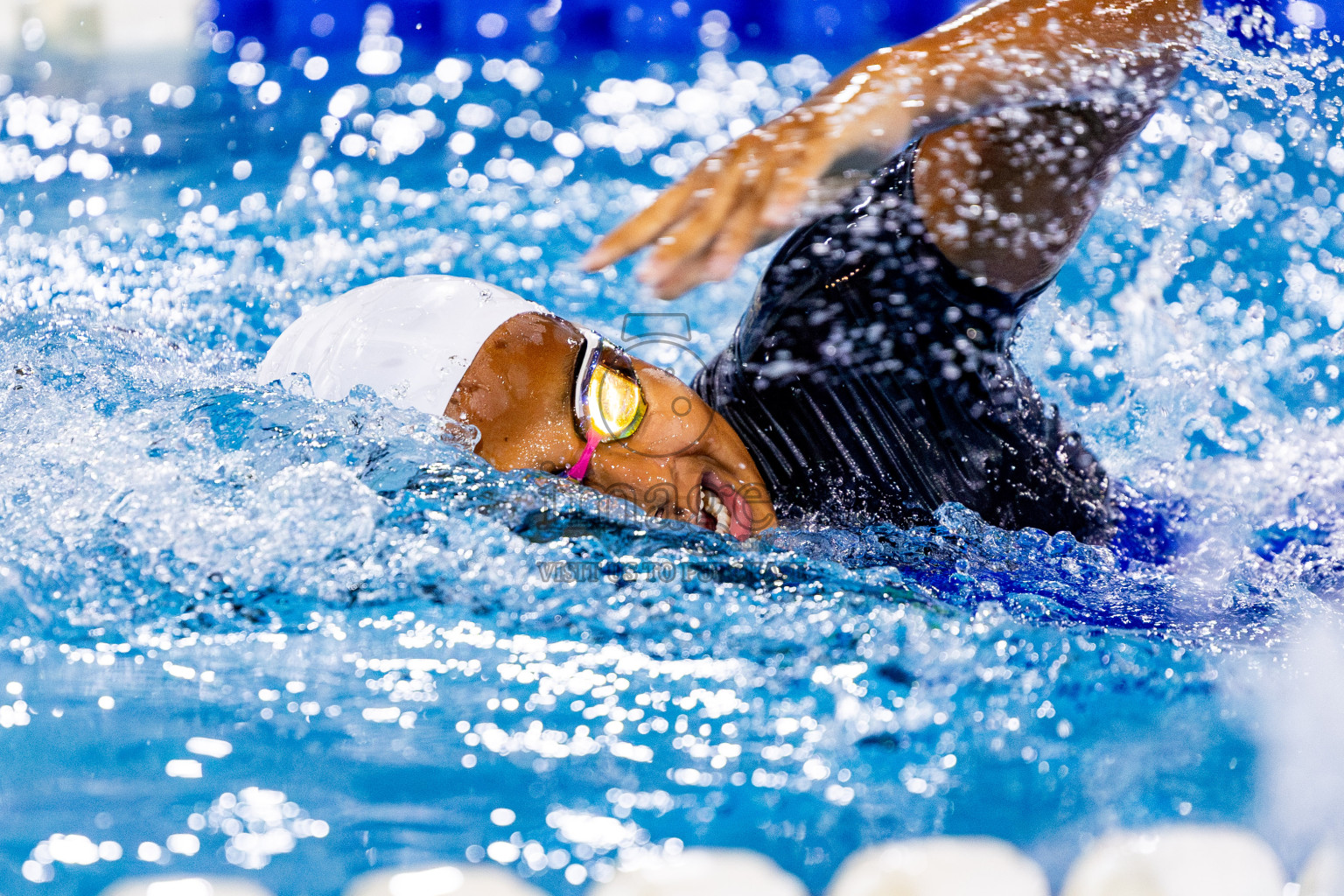 Day 3 of National Swimming Competition 2024 held in Hulhumale', Maldives on Sunday, 15th December 2024. Photos: Nausham Waheed/ images.mv