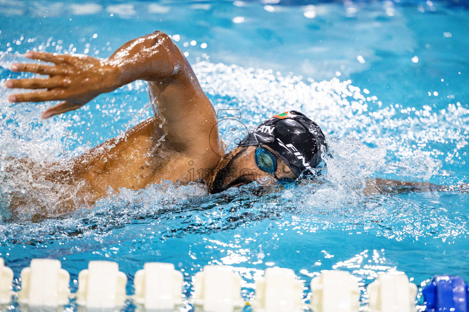 Day 5 of National Swimming Competition 2024 held in Hulhumale', Maldives on Tuesday, 17th December 2024. Photos: Hassan Simah / images.mv