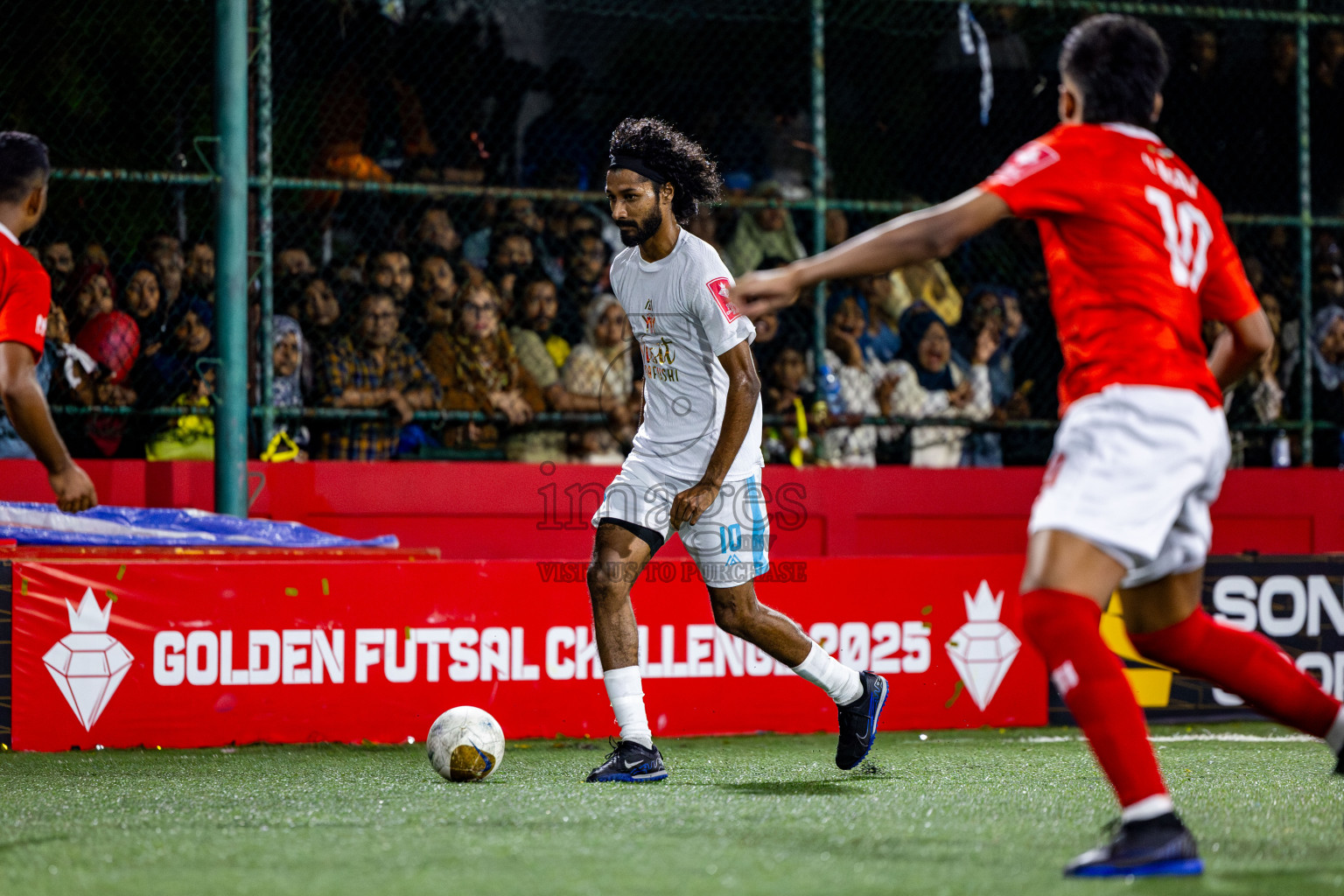 K Maafushi vs K Kaashidhoo in Kaafu Atoll Finals Day 27 of Golden Futsal Challenge 2025 was held on Friday , 31st January 2025, in Hulhumale', Maldives. Photos: Nausham Waheed / images.mv