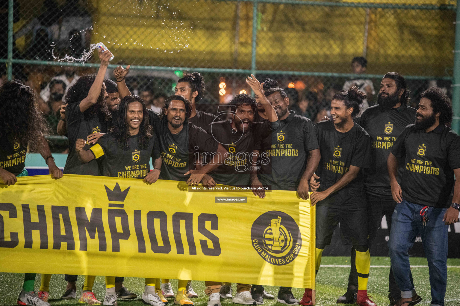 RRC Vs FSM in the Semi Finals of Club Maldives 2021 held in Hulhumale, Maldives on 19 December 2021. Photos: Nausham Waheed / images.mv