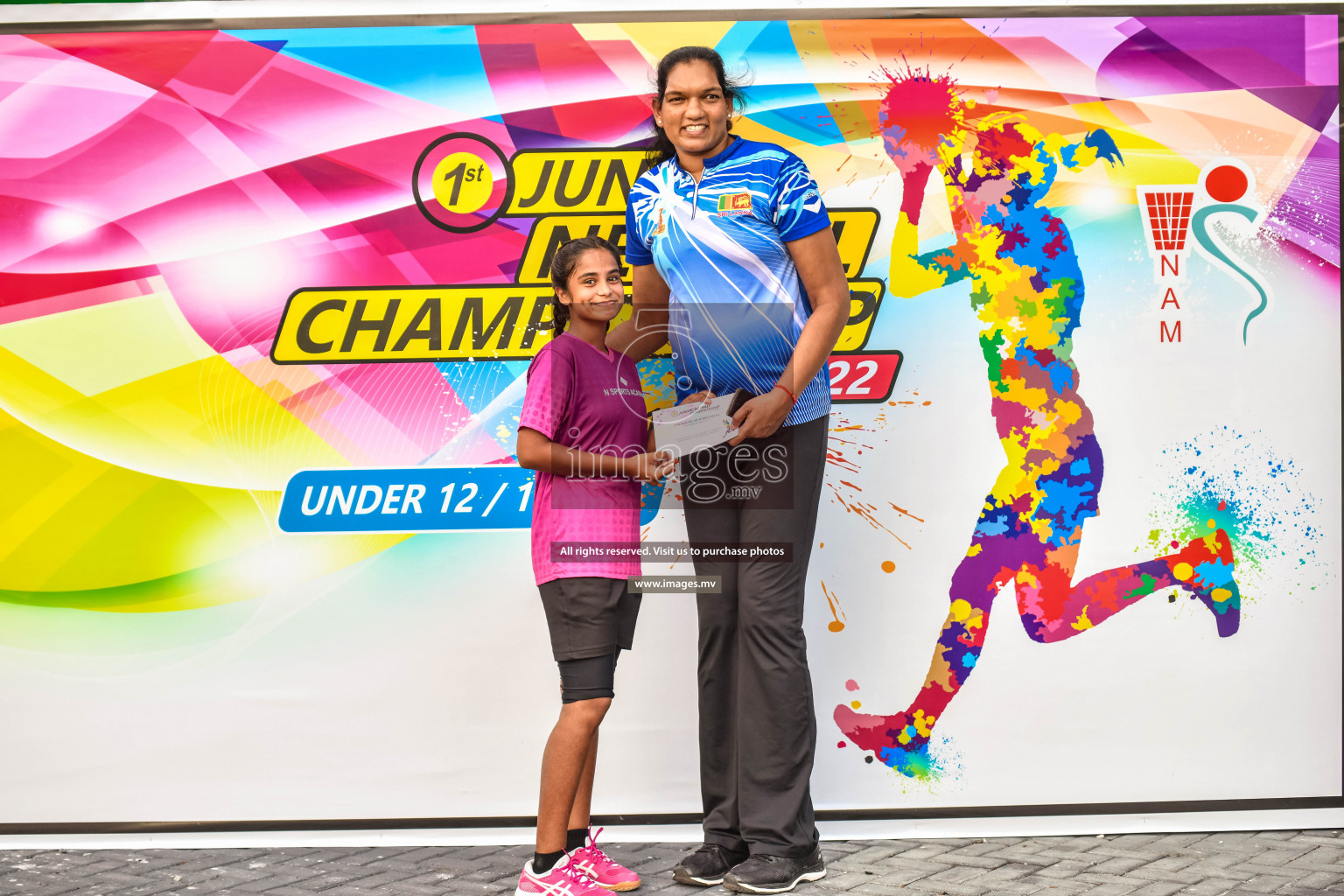 Day 11 of Junior Netball Championship 2022 held in Male', Maldives. Photos by Nausham Waheed