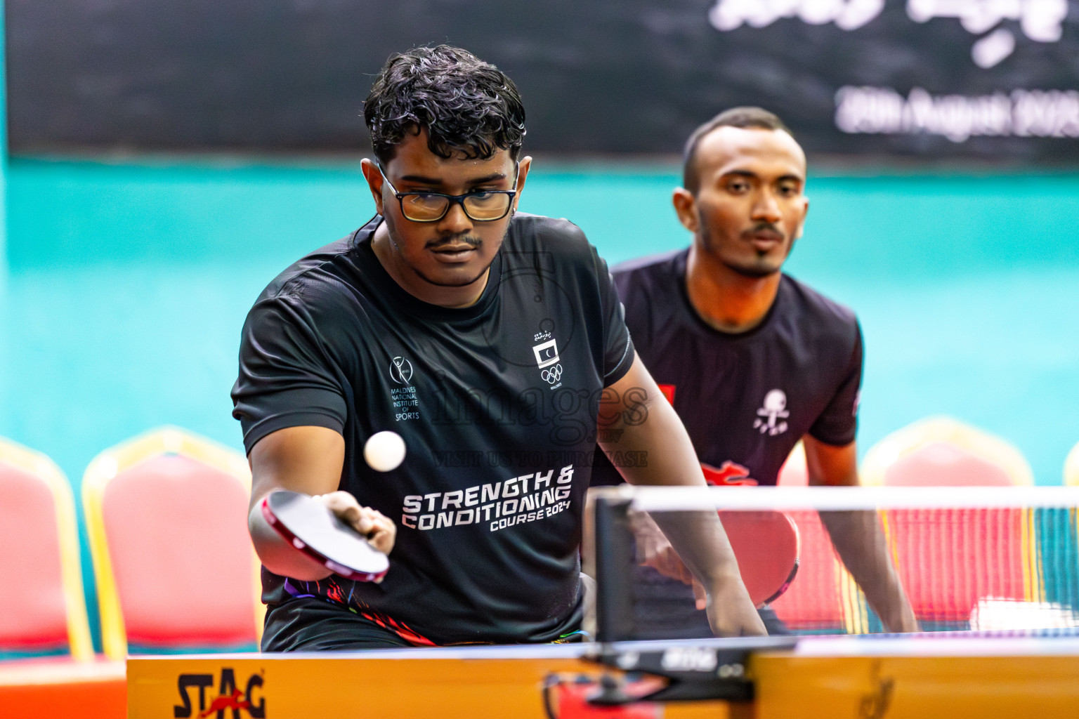 Day 5 of BML 63rd National Table Tennis Tournament 2025 was held on Friday, 29th August 2025 in Male' TT Hall, Male', Maldives. Photos: Nausham Waheed, Areef / images.mv