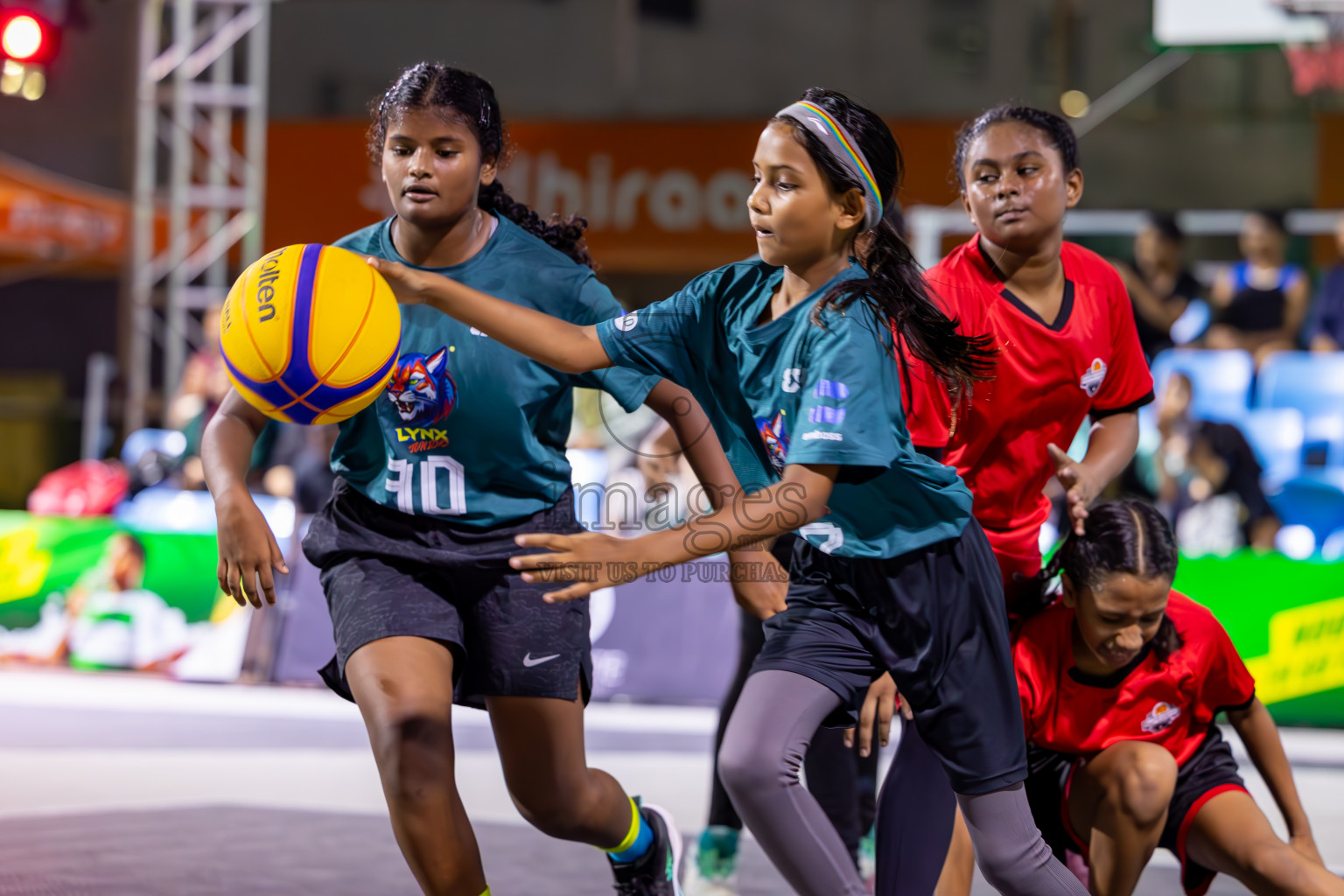 Day 3 of MILO Ramadan 3x3 Challenge 2024 was held in Ekuveni Outdoor Basketball Court at Male', Maldives on Thursday, 14th March 2024.
Photos: Ismail Thoriq / images.mv