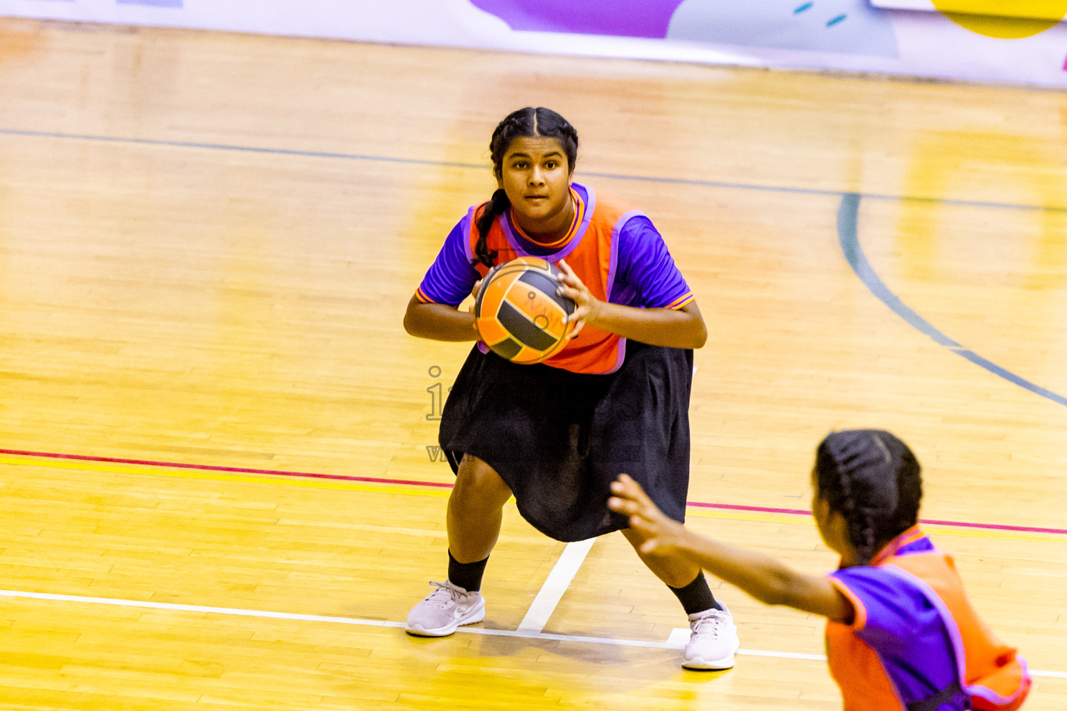 Day 13 of 25th Inter-School Netball Tournament was held in Social Center at Male', Maldives on Saturday, 24th August 2024. Photos: Nausham Waheed / images.mv