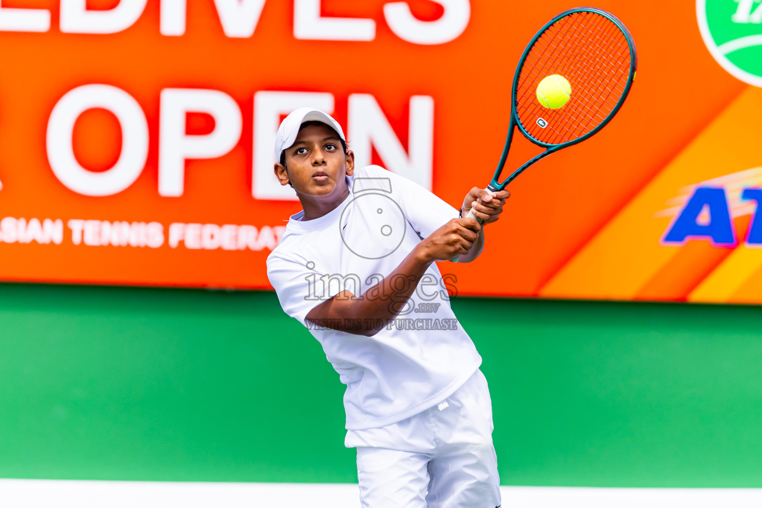 Day 1 of ATF Maldives Junior Open Tennis was held in Male' Tennis Court, Male', Maldives on Monday, 9th December 2024. Photos: Nausham Waheed / images.mv