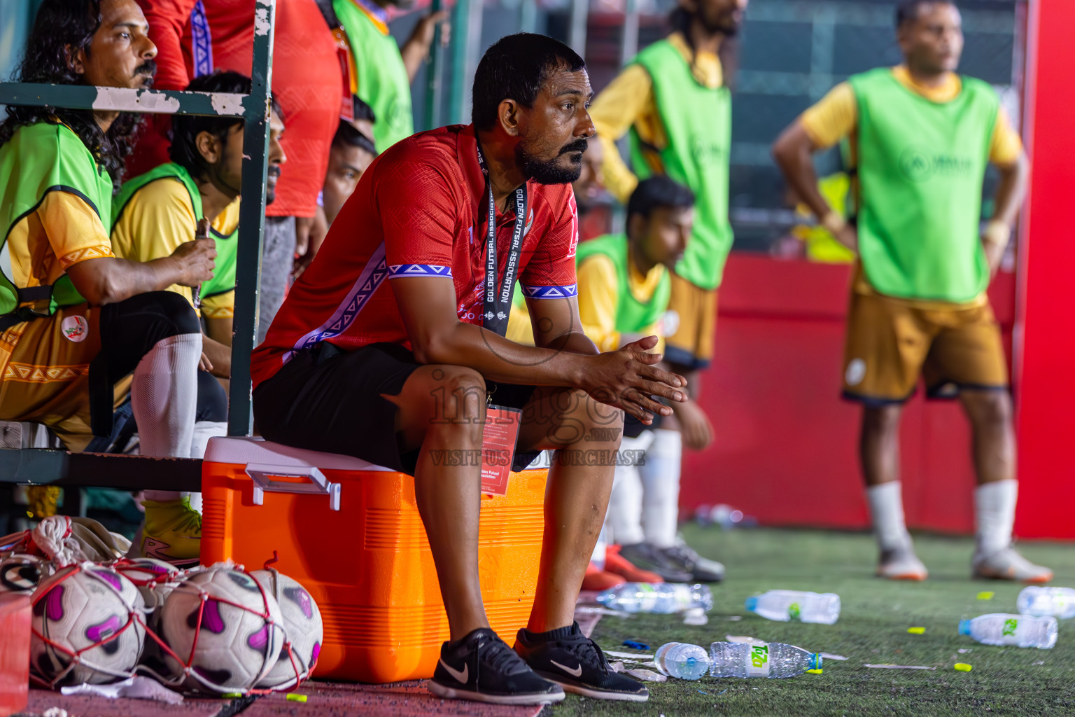 N Holhudhoo vs N Miladhoo in Noonu Atoll Final in Day 24 of Golden Futsal Challenge 2025 was held on Tuesday , 28th January 2025, in Hulhumale', Maldives. Photos: Ismail Thoriq / images.mv