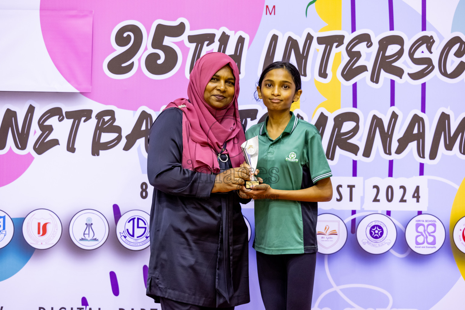 Day 1 of 25th Milo Inter-School Netball Tournament was held in Social Center at Male', Maldives on Thursday, 8th August 2024. Photos: Nausham Waheed / images.mv