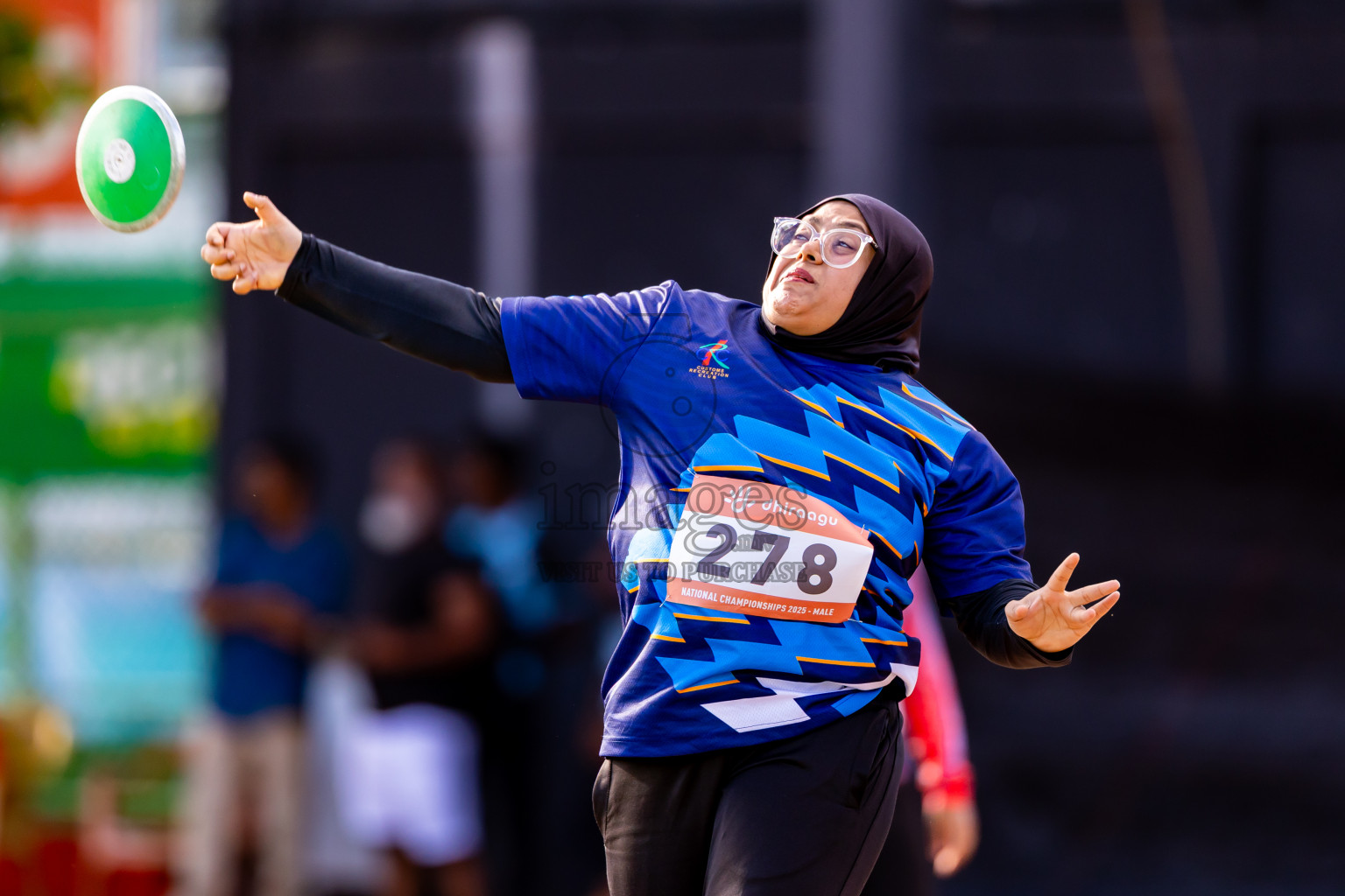 Day 3 of National Athletics Championship 2025 was held at Ekuveni Running Ground in Male', Maldives on Saturday, 16th August 2025. Photos: Nausham Waheed / images.mv
