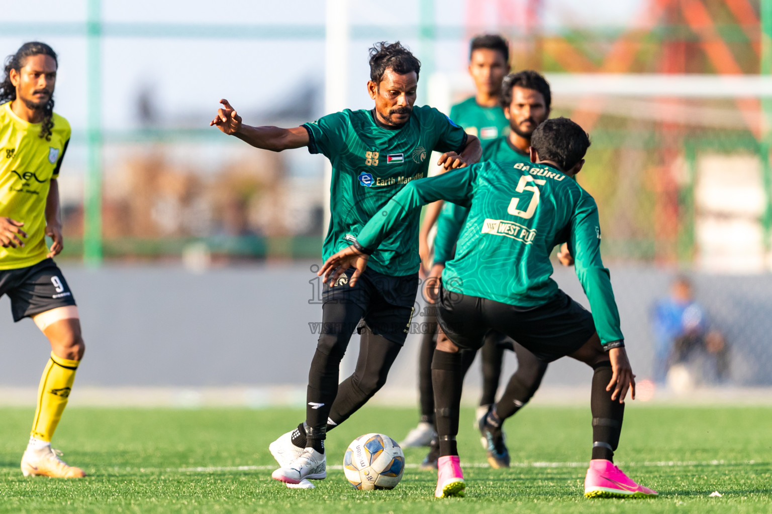 Baburu SC vs Kanmathi Juniors from Semi Final of Manadhoo Council Cup 2024 in N Manadhoo Maldives on Sunday, 25th February 2023. Photos: Nausham Waheed / images.mv