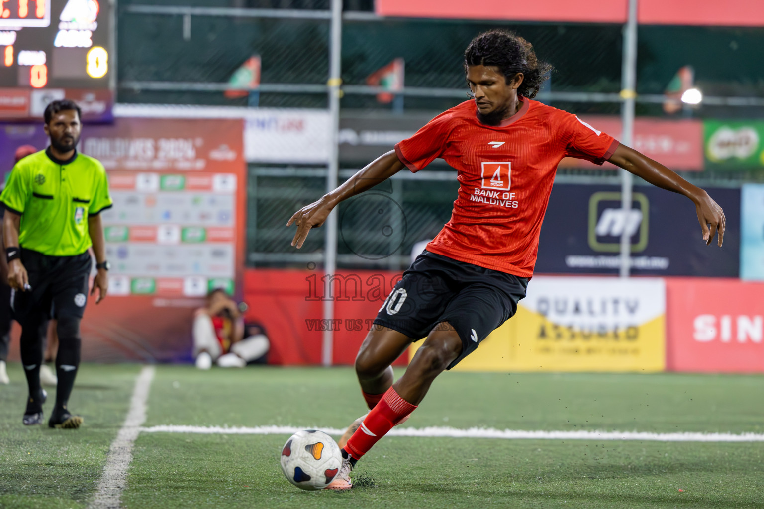 United BML vs ADK Synergy in Club Maldives Cup 2024 held in Rehendi Futsal Ground, Hulhumale', Maldives on Thursday, 3rd October 2024.
Photos: Ismail Thoriq / images.mv