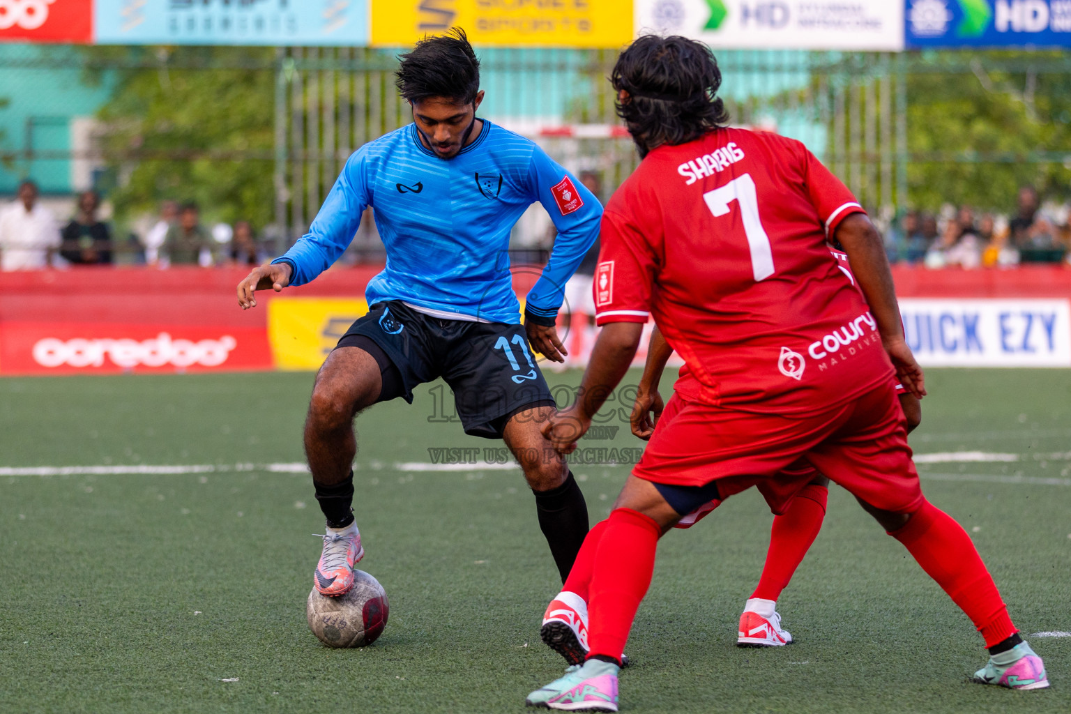 GDh. Gadhdhoo  VS  GDh. Hoandedhdhoo in Day 12 of Golden Futsal Challenge 2024 was held on Friday, 26th January 2024, in Hulhumale', Maldives 
Photos: Hassan Simah / images.mv