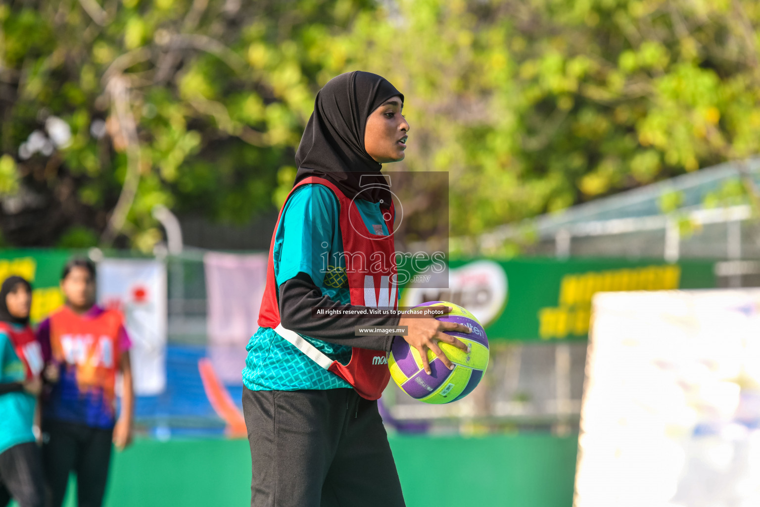 Final of Junior Netball Championship 2022 held in Male', Maldives on 19th March 2022. Photos by Nausham Waheed