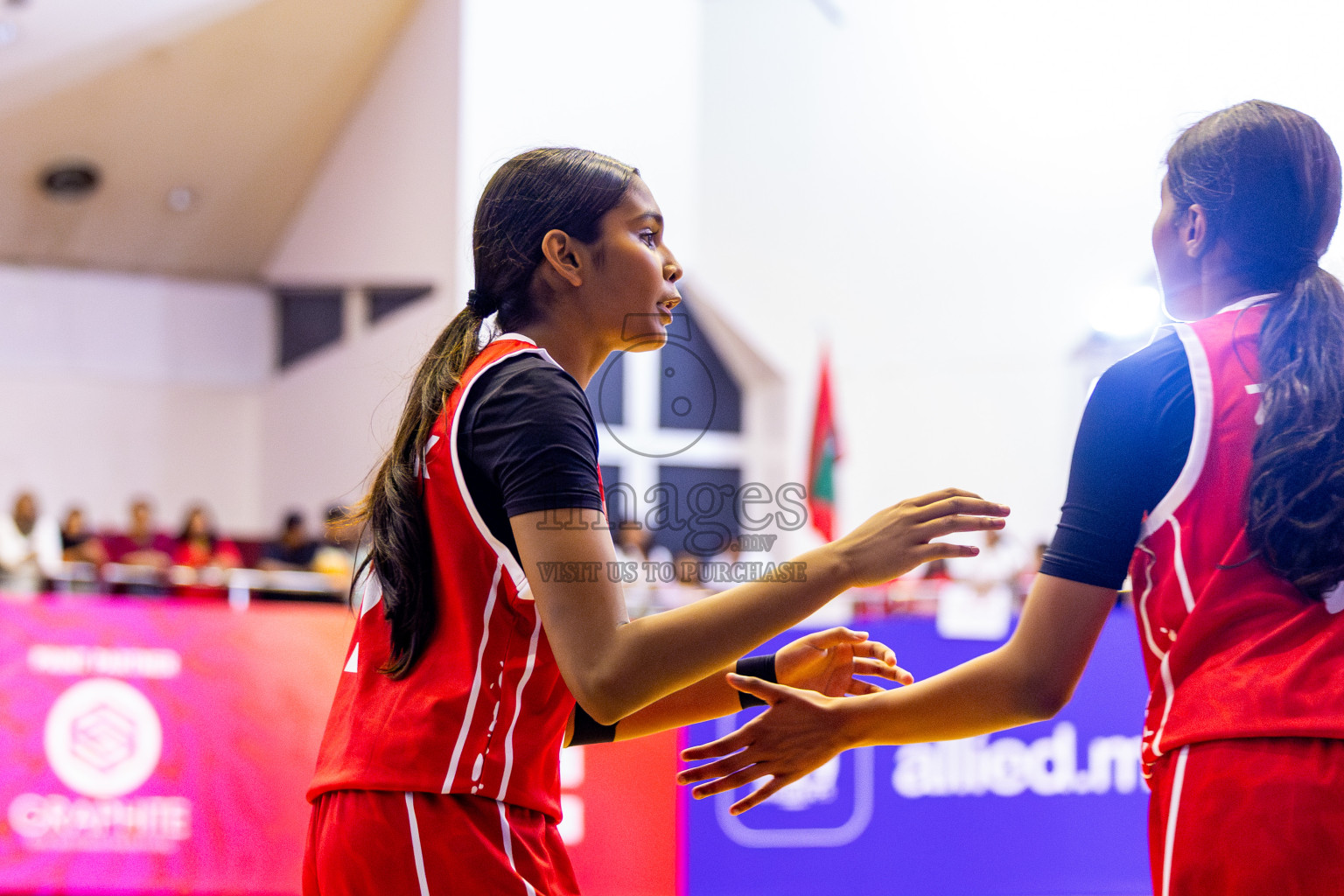 Maldives vs SriLanka in Day 2 of Under 16 Woman's Asian Cup SABA Qualifiers 2025 was held in Social Center, Male', Maldives on Friday, 13th June 2025. Photos: Nausham Waheed / images.mv