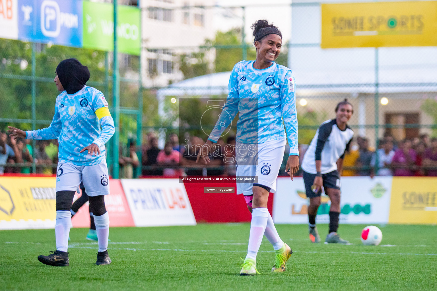 MPL vs DSC in Eighteen Thirty Women's Futsal Fiesta 2022 was held in Hulhumale', Maldives on Monday, 17th October 2022. Photos: Hassan Simah, Mohamed Mahfooz Moosa / images.mv