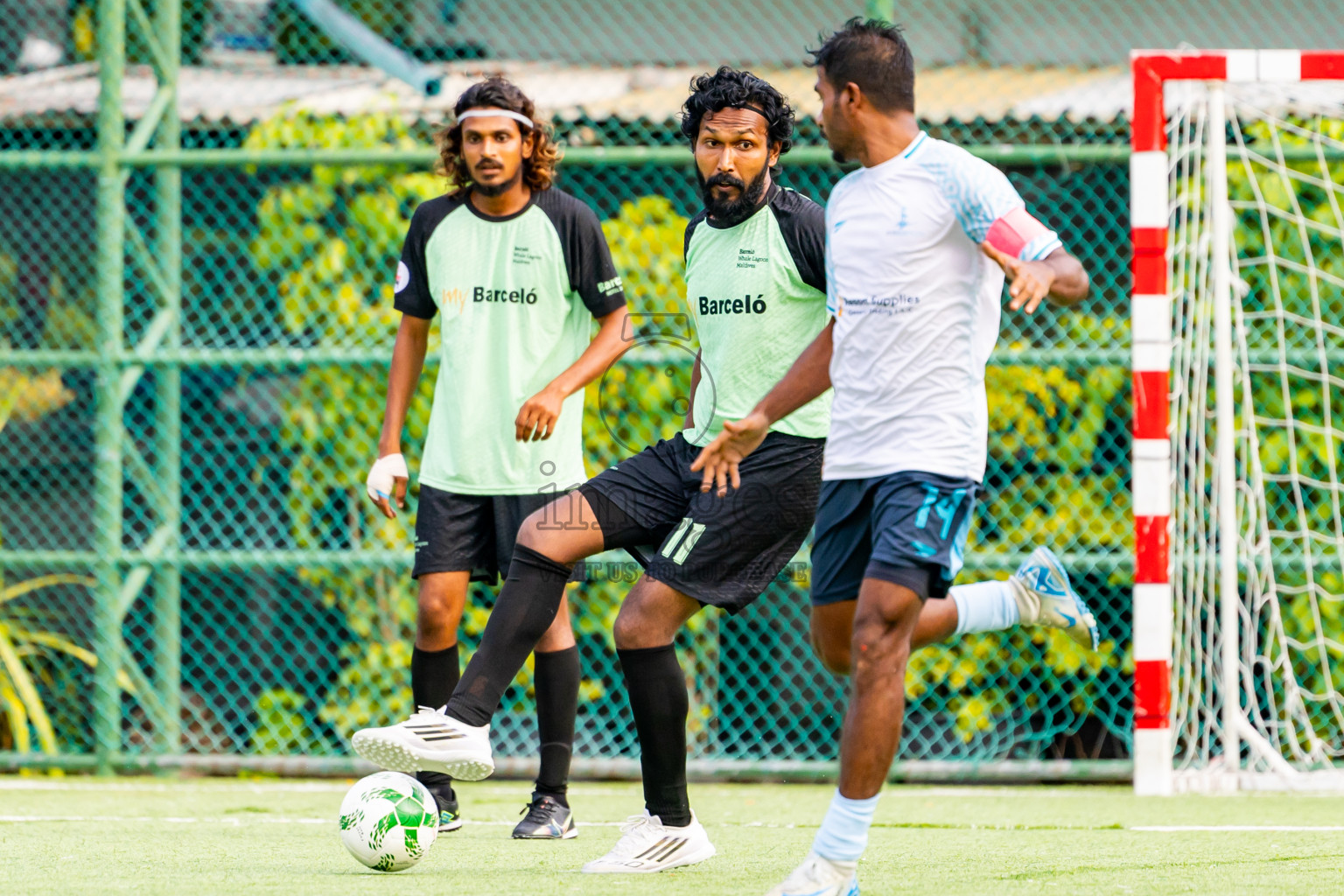Barcelo vs Lily Beach in Semi Final of Resort League 2025 (Ari Zone) was held on Friday, 27th June 2025 in Conrad Maldives Rangali Island, Alif Dhaalu Atoll, Maldives. Photos: Nausham Waheed / images.mv