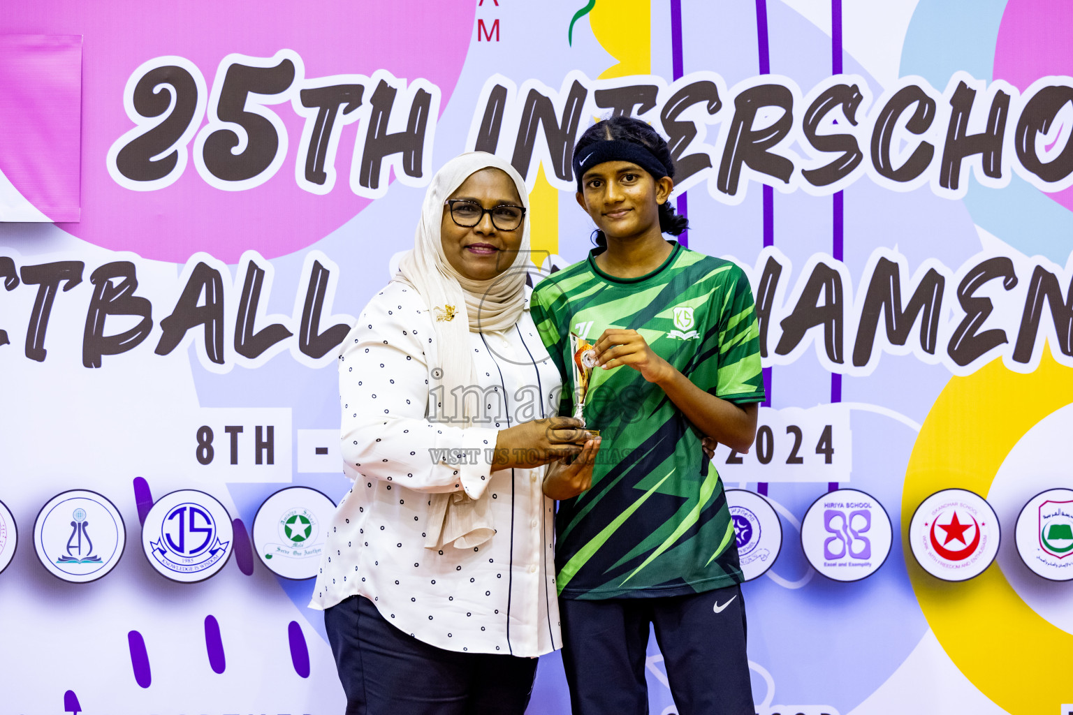 Day 1 of 25th Milo Inter-School Netball Tournament was held in Social Center at Male', Maldives on Thursday, 8th August 2024. Photos: Nausham Waheed / images.mv