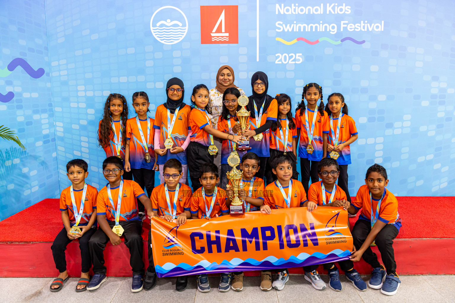 Closing Ceremony of 6th BML National Kids Swimming Kids Festival 2025 held in Hulhumale', Maldives on Saturday, 22nd November 2025. Photos: Nausham Waheed / images.mv