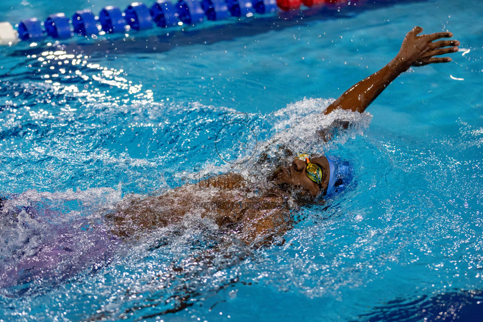 Day 2 of National Swimming Competition 2024 held in Hulhumale', Maldives on Saturday, 14th December 2024. Photos: Hassan Simah / images.mv