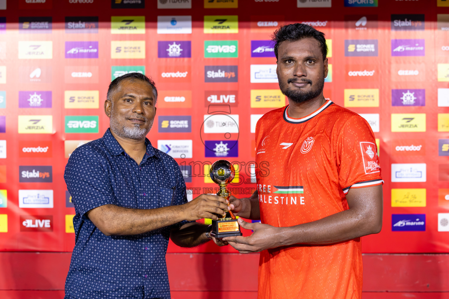 HDh Nolhivaran vs HDh Nellaidhoo in Day 5 of Golden Futsal Challenge 2025 on Thursday, 9th January 2025, in Hulhumale', Maldives
Photos: Ismail Thoriq / images.mv