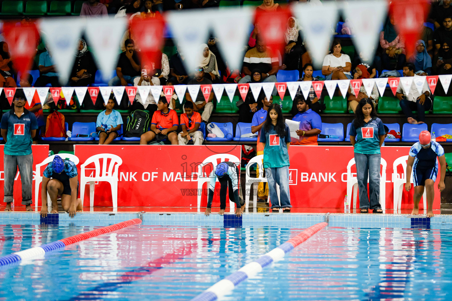 Day 1 of BML 6th National Kids Swimming Kids Festival 2025 held in Hulhumale', Maldives on Monday, 3rd November 2024. Photos: Hassan Simah / images.mv
