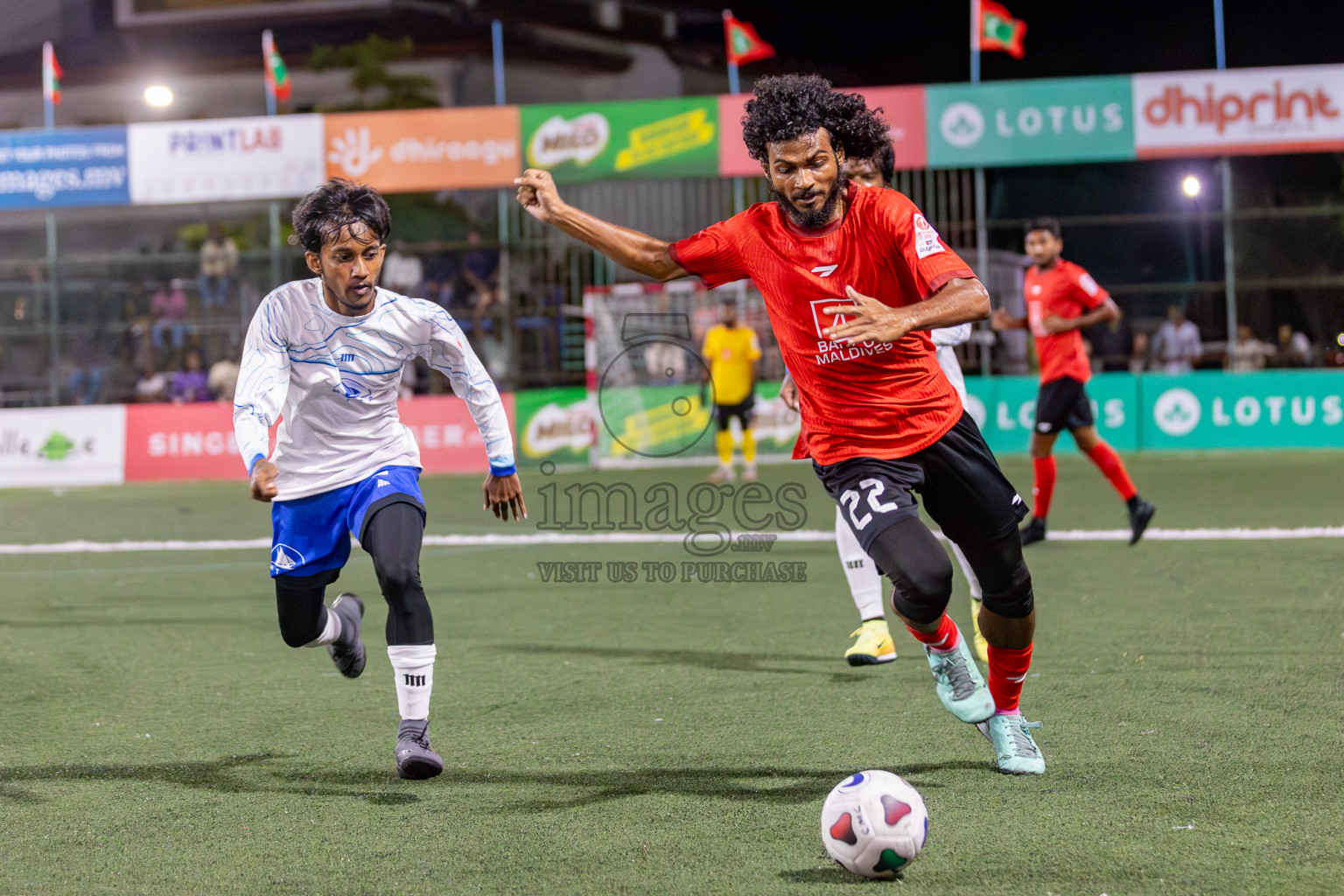 United BML vs Team MTCC in Club Maldives Cup 2024 held in Rehendi Futsal Ground, Hulhumale', Maldives on Saturday, 28th September 2024. 
Photos: Hassan Simah / images.mv