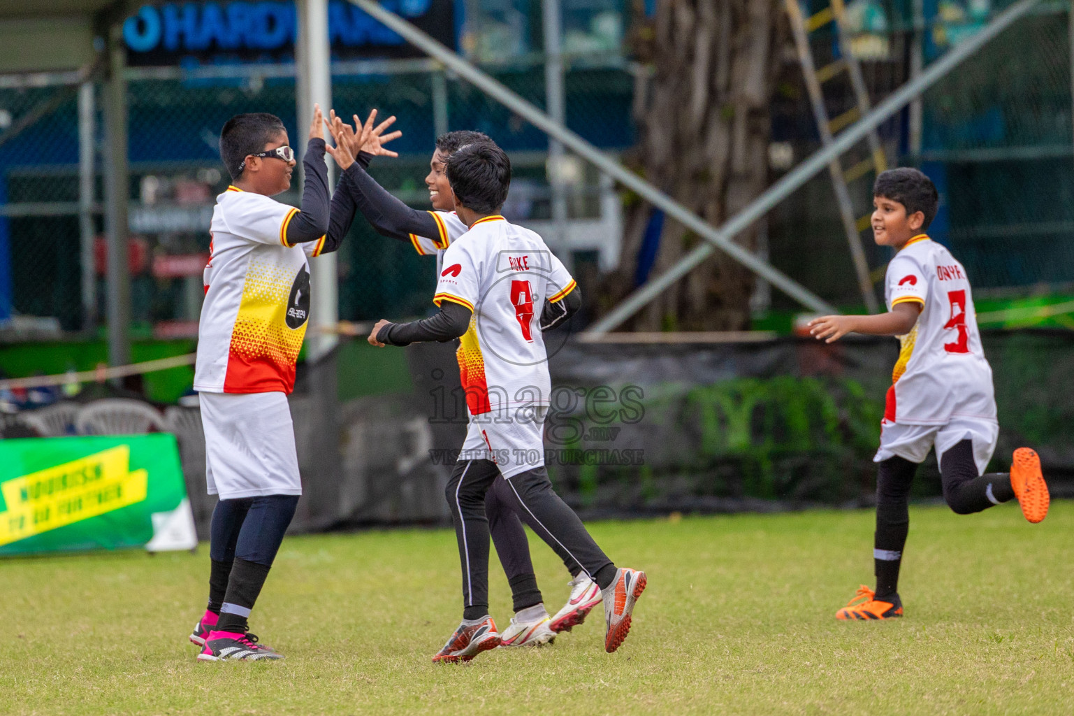 Day 1 of MILO Academy Championship 2024 - U12 was held at Henveiru Grounds in Male', Maldives on Thursday, 4th July 2024. Photos: Shuu Abdul Sattar / images.mv