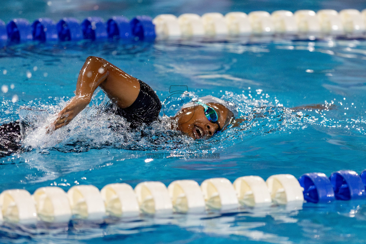 Day 2 of National Swimming Competition 2024 held in Hulhumale', Maldives on Saturday, 14th December 2024. Photos: Hassan Simah / images.mv