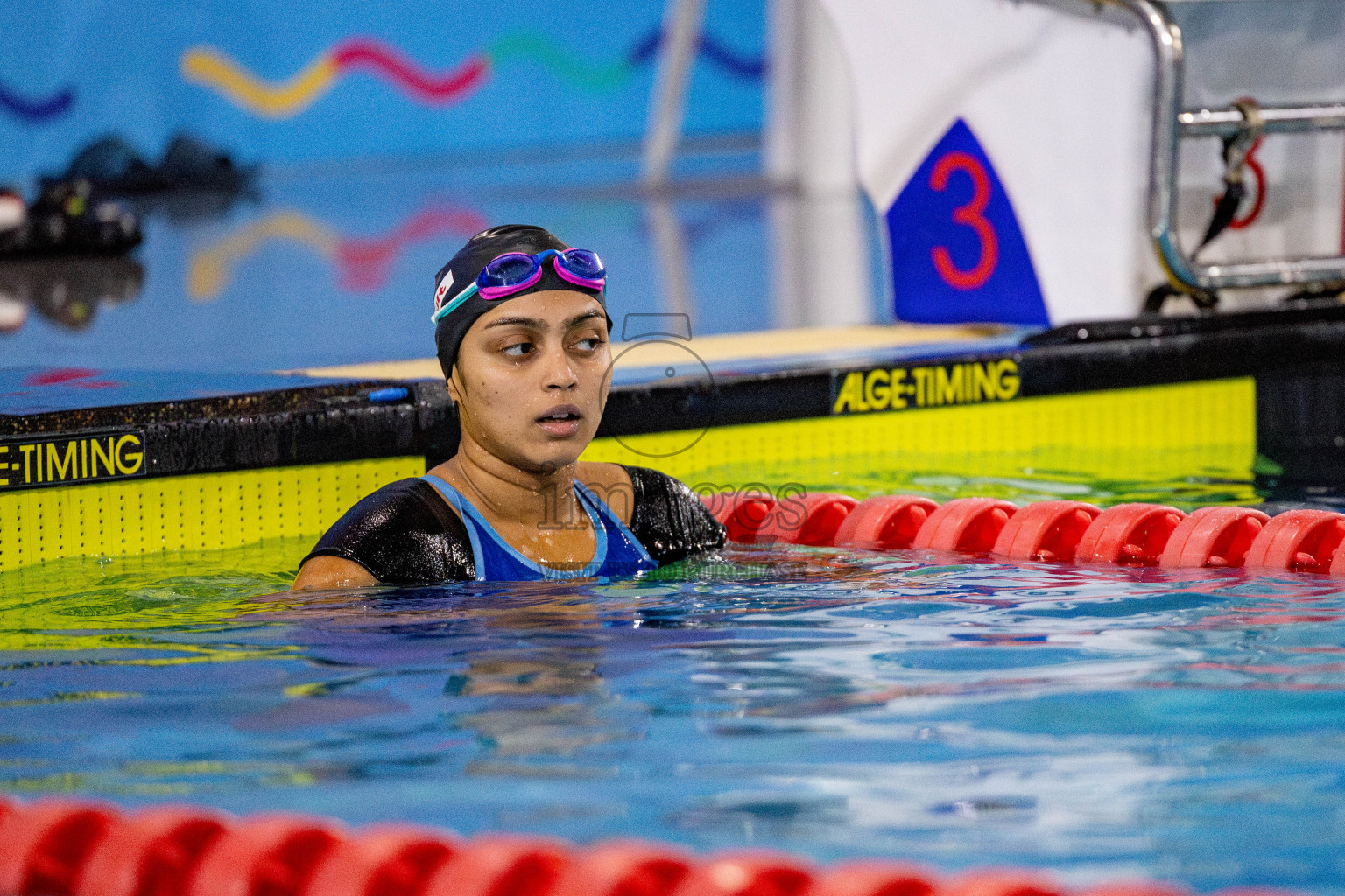 Day 4 of National Swimming Championship 2024 held in Hulhumale', Maldives on Monday, 16th December 2024. Photos: Hassan Simah / images.mv