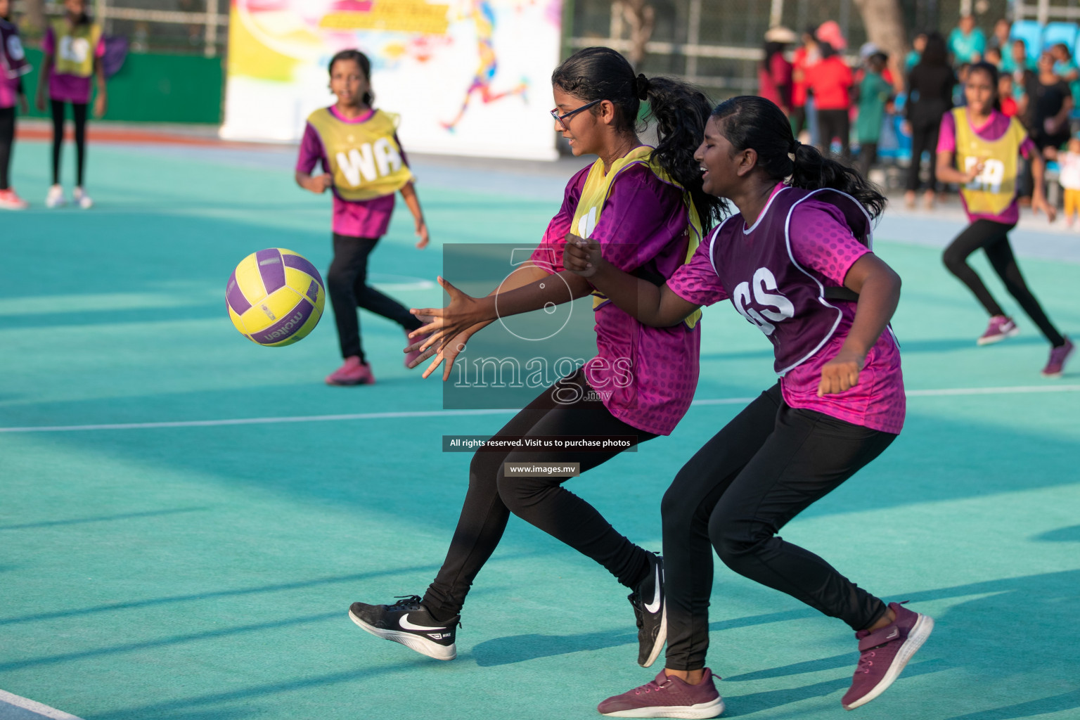 Day 7 of Junior Netball Championship 2022 on 11th March 2022 held in Male', Maldives. Photos by Nausham Waheed & Hassan Simah