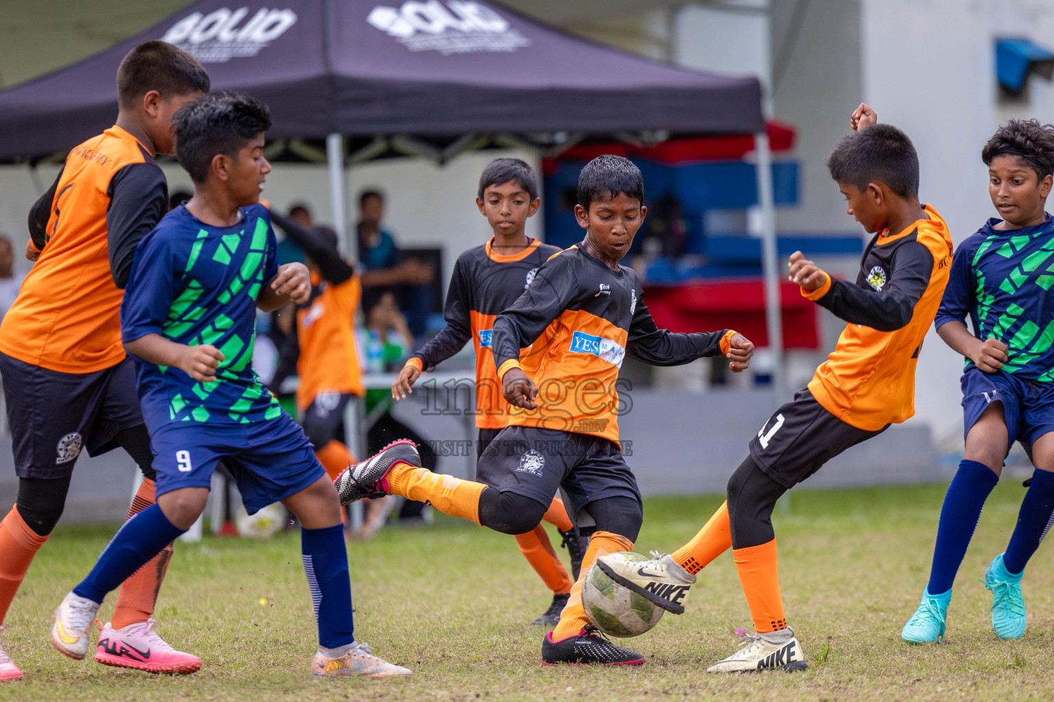 Day 1 of MILO Academy Championship 2024 - U12 was held at Henveiru Grounds in Male', Maldives on Thursday, 4th July 2024. Photos: Shuu Abdul Sattar / images.mv