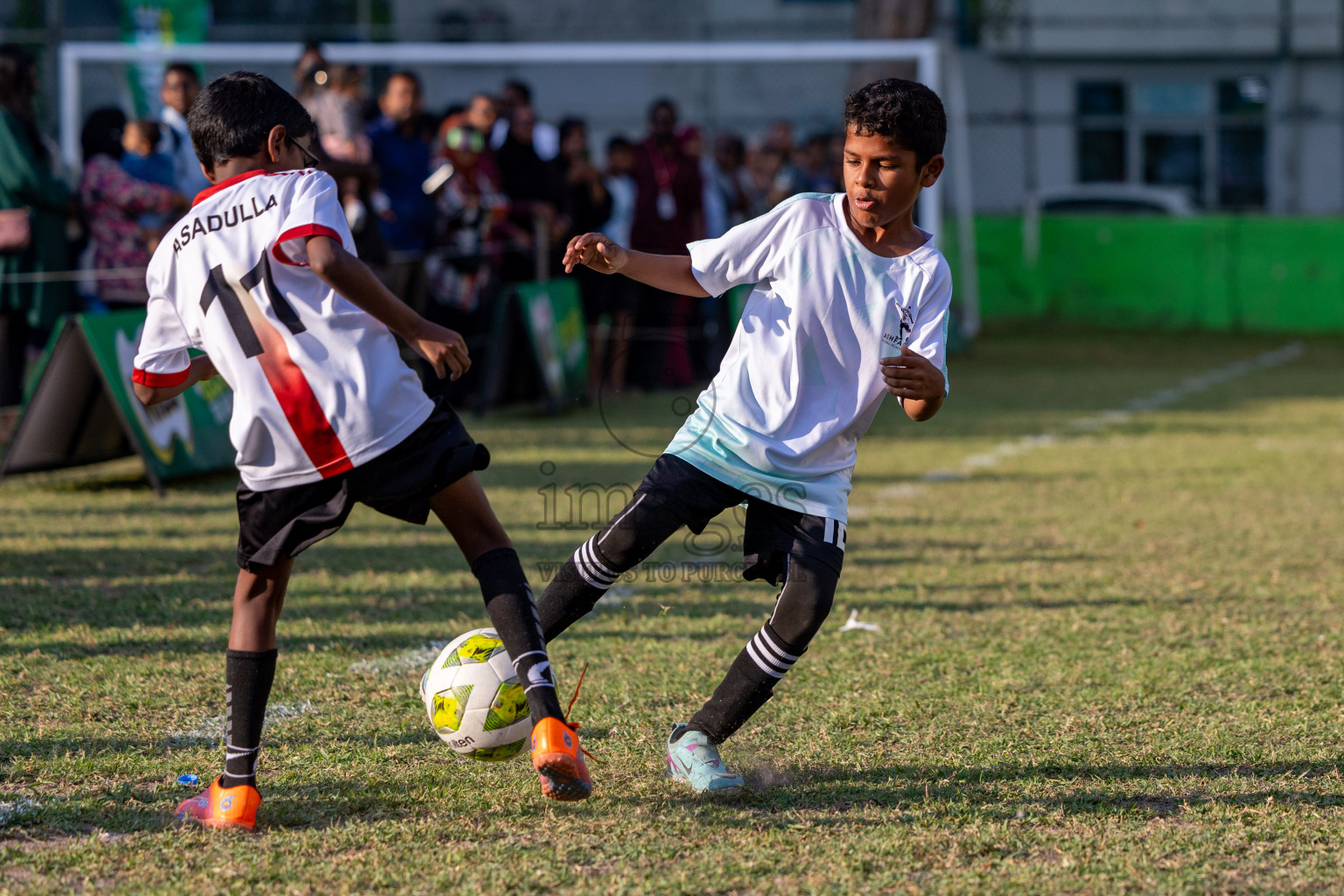 Day 2 of MILO Academy Championship 2025 was held on Friday, 14th February 2025 in Henveiru Stadium. 
Photos: Hassan Simah / Images.mv