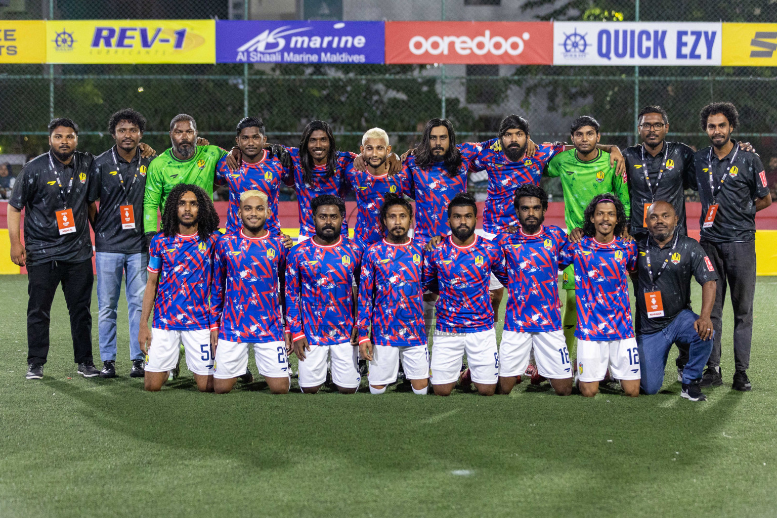 GA. Maamendhoo vs GA. Nilandhoo in Day 1 of Golden Futsal Challenge 2024 was held on Monday, 15th January 2024, in Hulhumale', Maldives Photos: Nausham Waheed  / images.mv