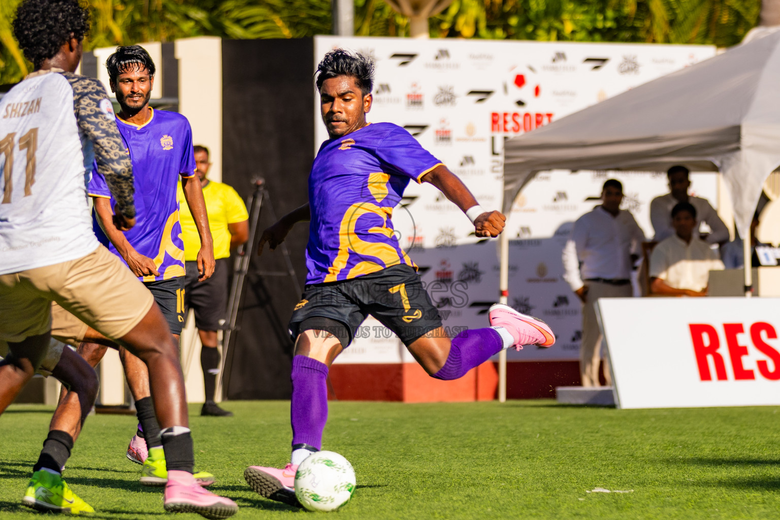 Centara Grand vs Coco Bodu Hithi in Resort League 2025 (North Male Zone) day 13 was held on Monday, 15th September 2025 in One And Only Reethi Rah Maldives Resort, Photos: Areef Adam / images.mv