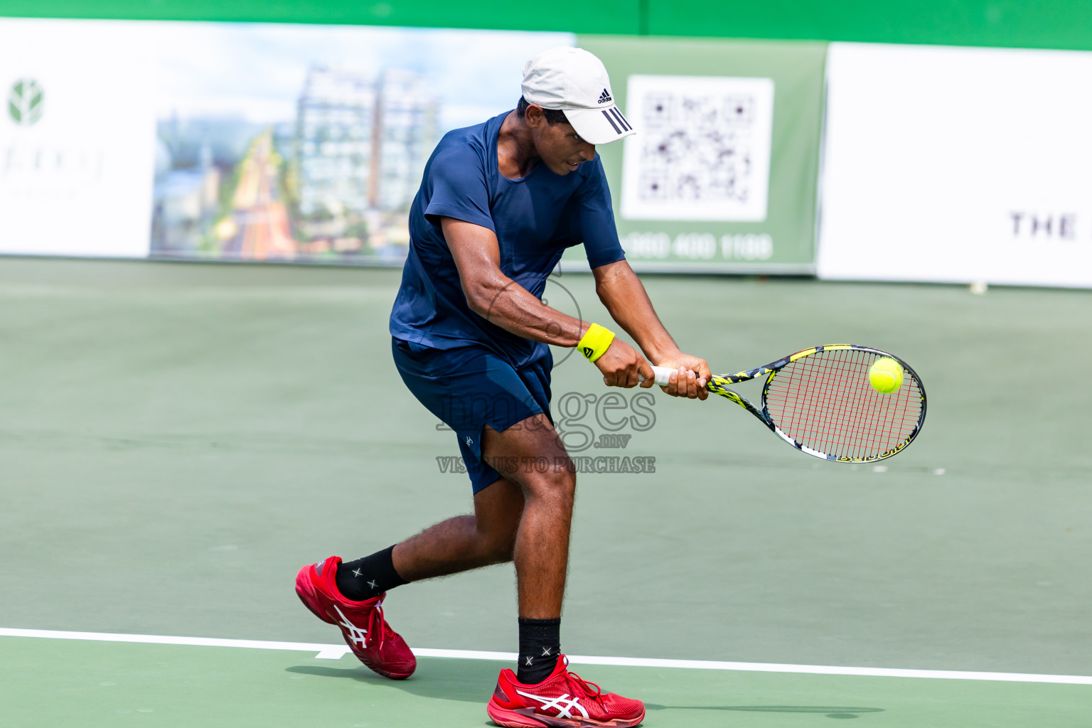 Day 5 of ATF Maldives Junior Open Tennis was held in Male' Tennis Court, Male', Maldives on Monday, 16th December 2024. Photos: Nausham Waheed/ images.mv