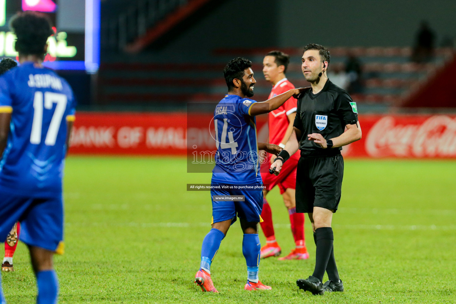 Nepal vs Sri Lanka in SAFF Championship 2021 held on 4th October 2021 in Galolhu National Stadium, Male', Maldives