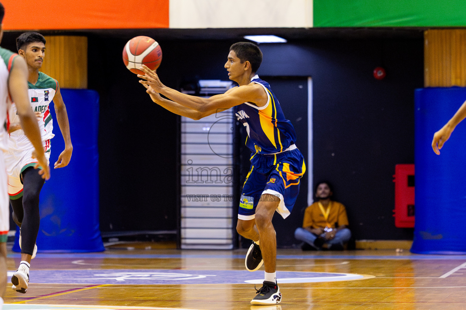 Sri Lanka vs Bangladesh in Day 2 of Under 16 Asian Cup SABA Qualifiers 2025 was held in Social Center, Male', Maldives on Friday, 13th June 2025. Photos: Nausham Waheed / images.mv