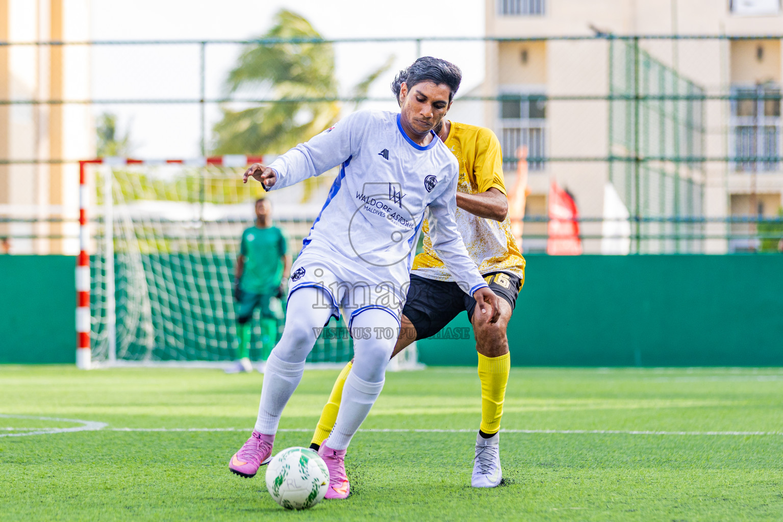 Waldorf Astoria vs Jumeirah Olhaheli in Resort Super League 2025 was held on Sunday, 26th October 2025 in Crossroads's Maldives, Photos: Areef Adam / images.mv
