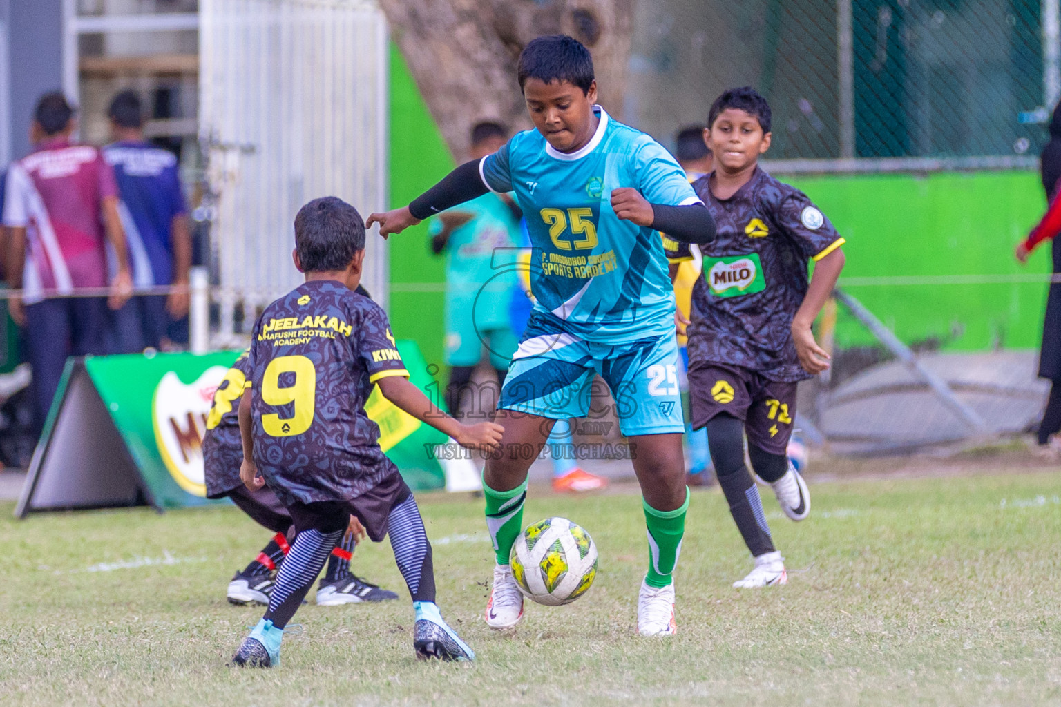 Day 2  of MILO Academy Championship 2024 - U12 was held at Henveiru Grounds in Male', Maldives on Thursday, 5th July 2024. Photos: Shuu Abdul Sattar / images.mv