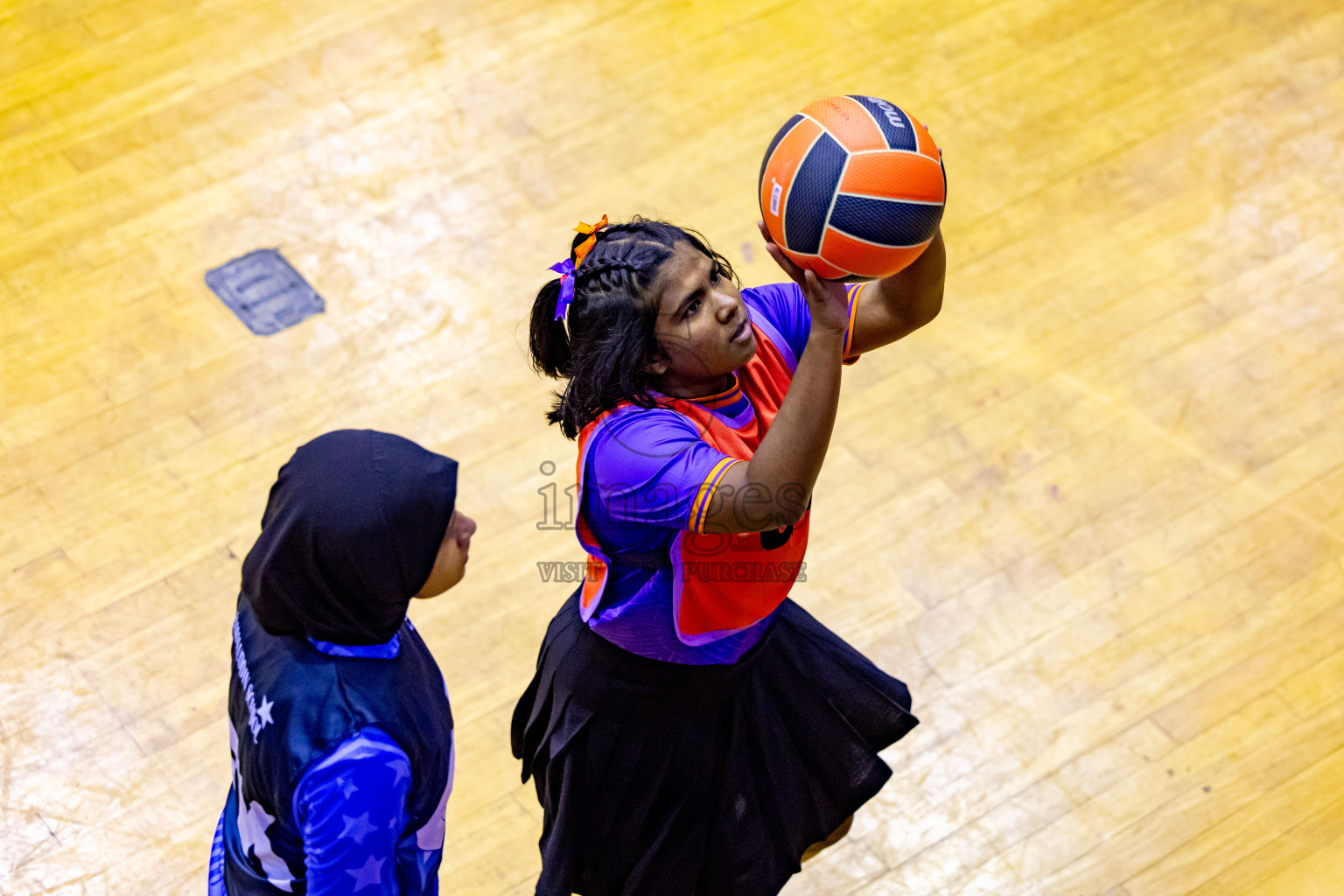 Day 10 of 25th Inter-School Netball Tournament was held in Social Center at Male', Maldives on Tuesday, 20th August 2024. Photos: Nausham Waheed / images.mv