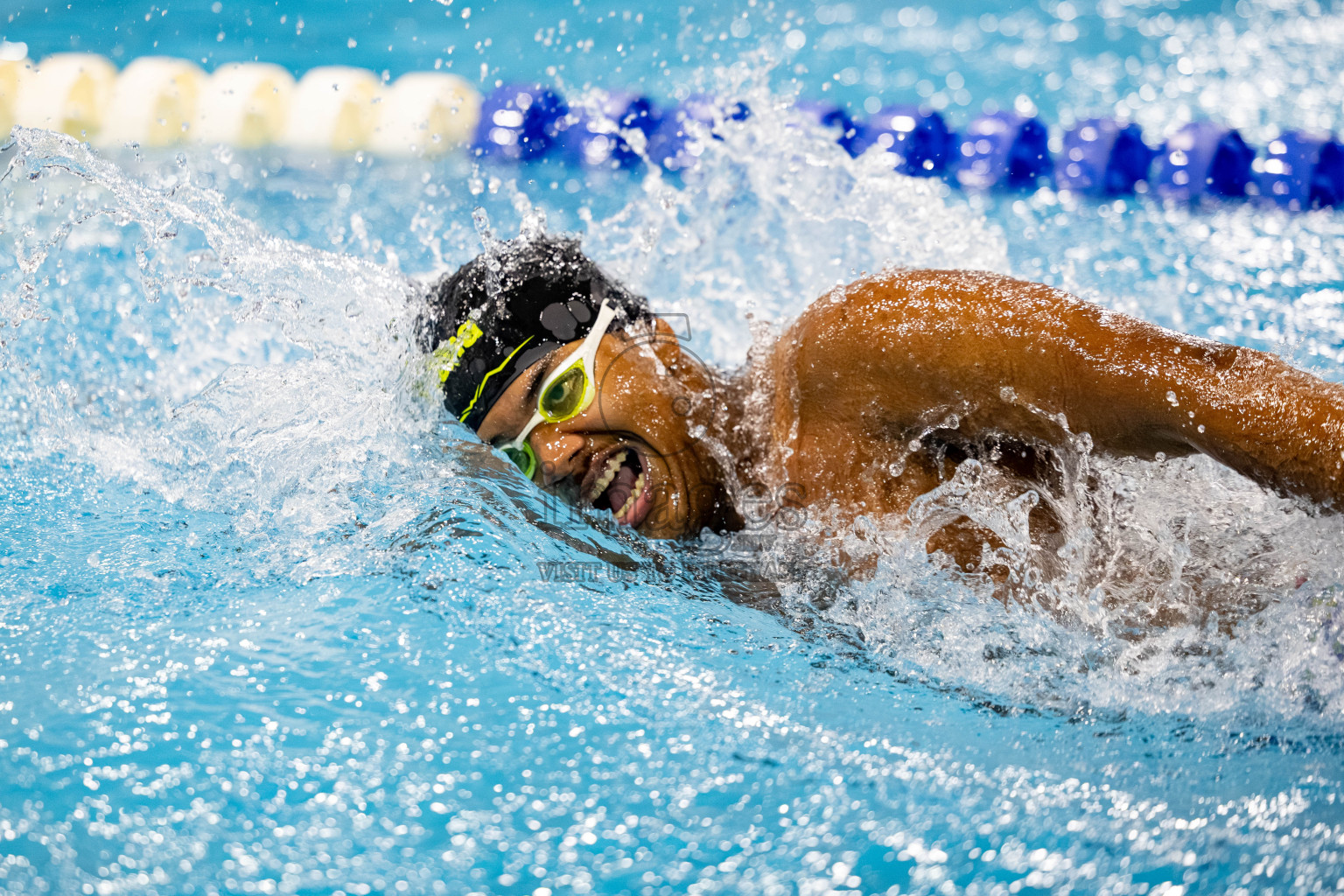 Day 5 of BML 21st Interschool Swimming Competition 2025 was held in Hulhumale' Swimming Pool, Hulhumale', Maldives on Wednesday, 15th October 2025. 
Photos: Hassan Simah / images.mv