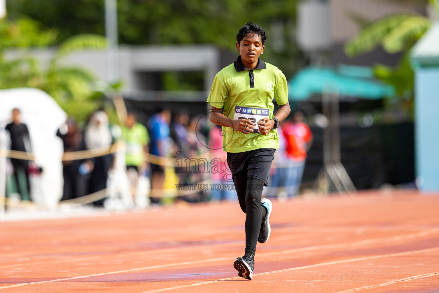 Day 2 of MWSC Interschool Athletics Championships 2024 held in Hulhumale Running Track, Hulhumale, Maldives on Sunday, 10th November 2024.
Photos by: Ismail Thoriq / Images.mv