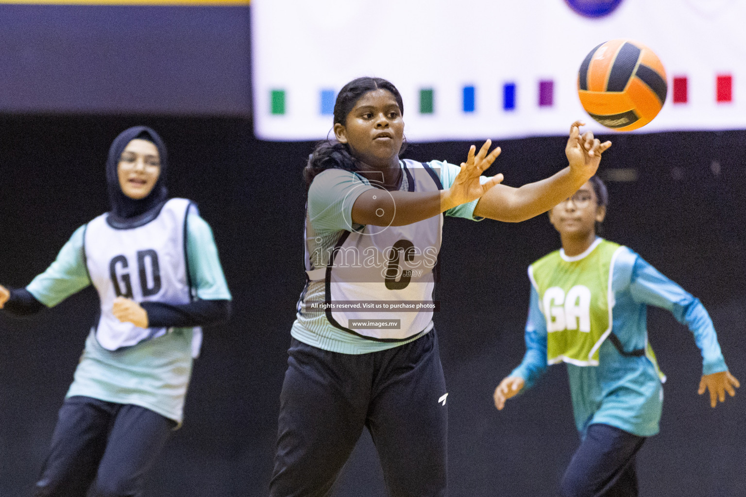 Day5 of 24th Interschool Netball Tournament 2023 was held in Social Center, Male', Maldives on 31st October 2023. Photos: Nausham Waheed / images.mv