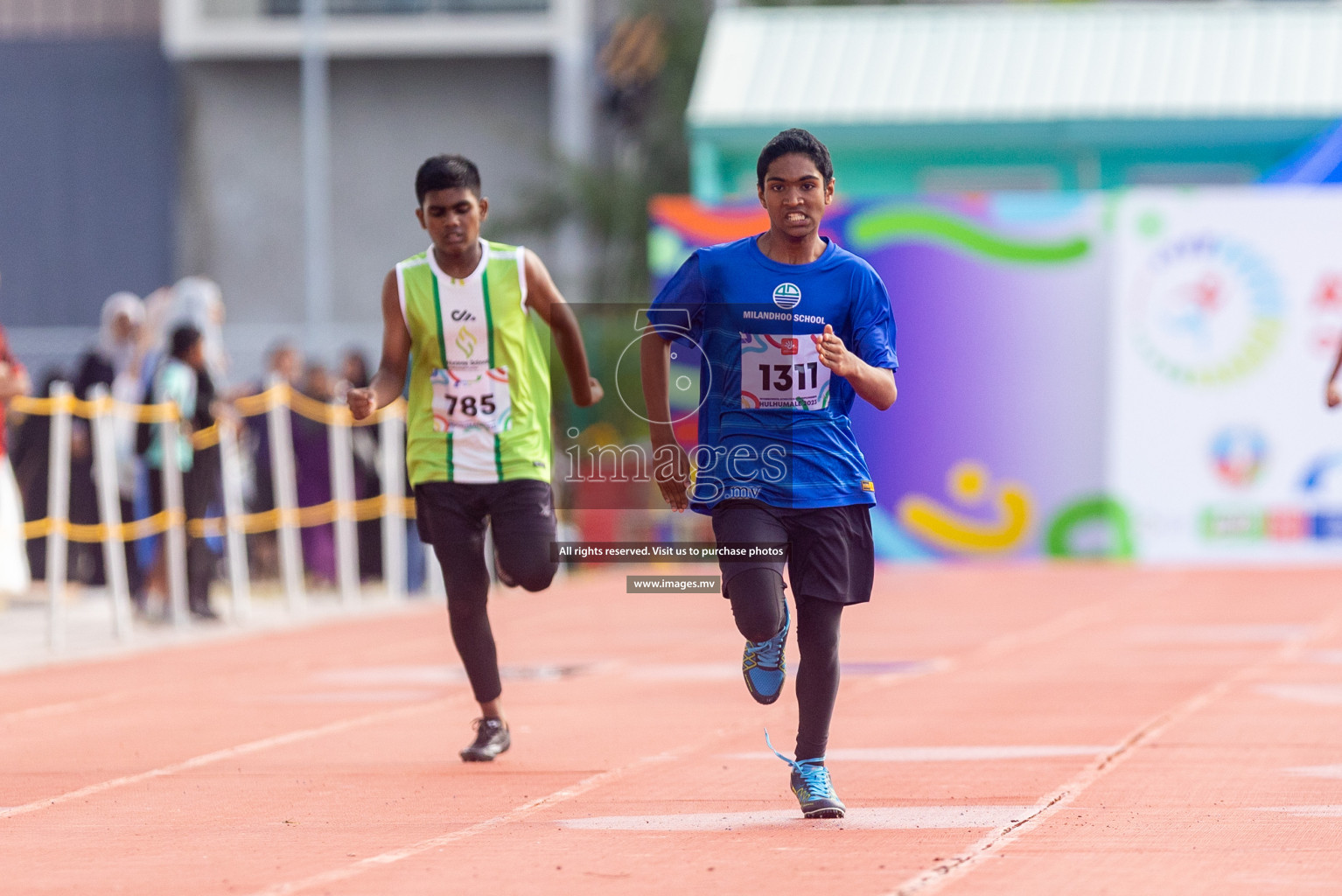 Day two of Inter School Athletics Championship 2023 was held at Hulhumale' Running Track at Hulhumale', Maldives on Sunday, 15th May 2023. Photos: Shuu/ Images.mv