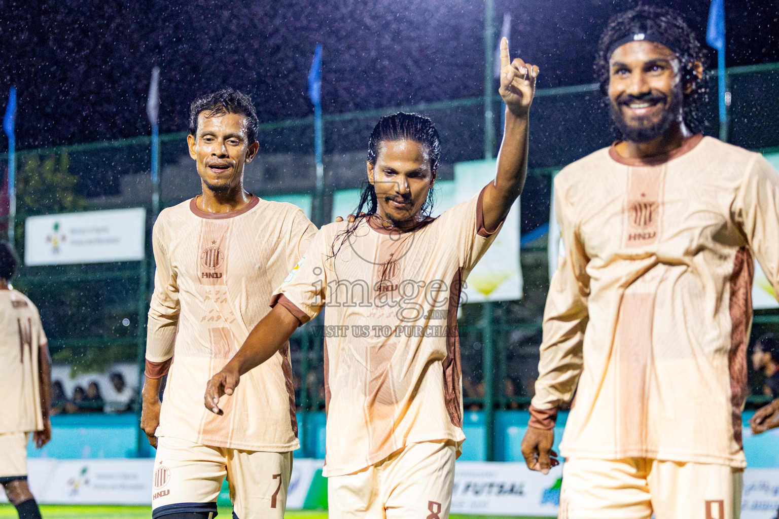 The Dee Ess Kay vs Dee Cee Jay Sc in Day 3 of Laamehi Dhiggaru Ekuveri Futsal Challenge 2025 was held on Saturday, 26th July 2025, at Dhiggaru Futsal Ground, Dhiggaru, Maldives Photos: Nausham Waheed / images.mv