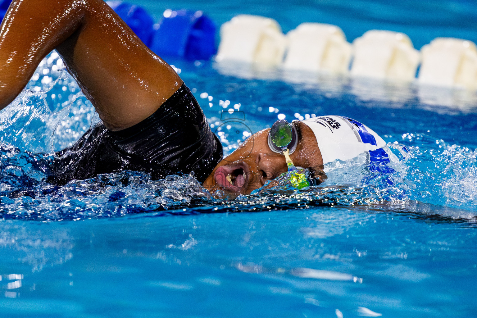 Day 3 of National Swimming Competition 2024 held in Hulhumale', Maldives on Sunday, 15th December 2024. Photos: Nausham Waheed/ images.mv