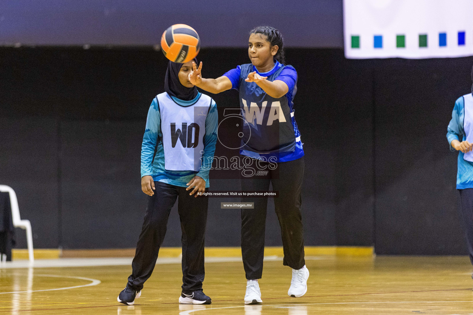 Day7 of 24th Interschool Netball Tournament 2023 was held in Social Center, Male', Maldives on 2nd November 2023. Photos: Nausham Waheed / images.mv