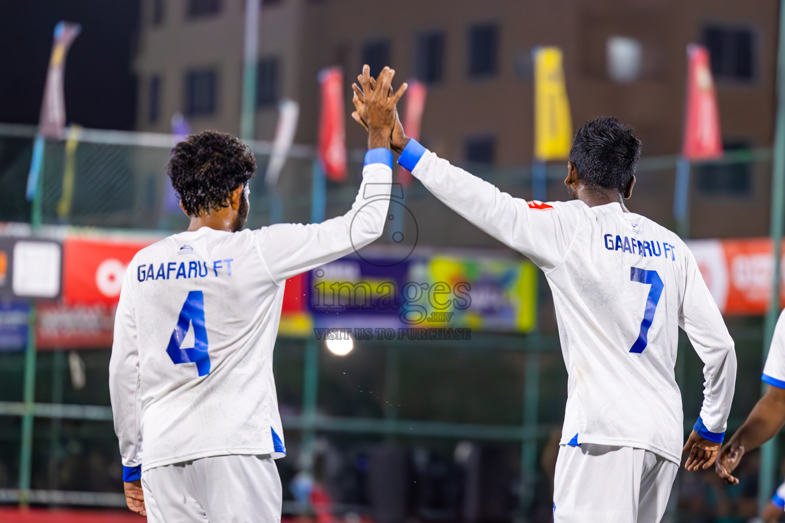 K Gaafaru VS K Huraa in Day 25 of Golden Futsal Challenge 2024 was held on Thursday , 8th February 2024 in Hulhumale', Maldives
Photos: Ismail Thoriq / images.mv