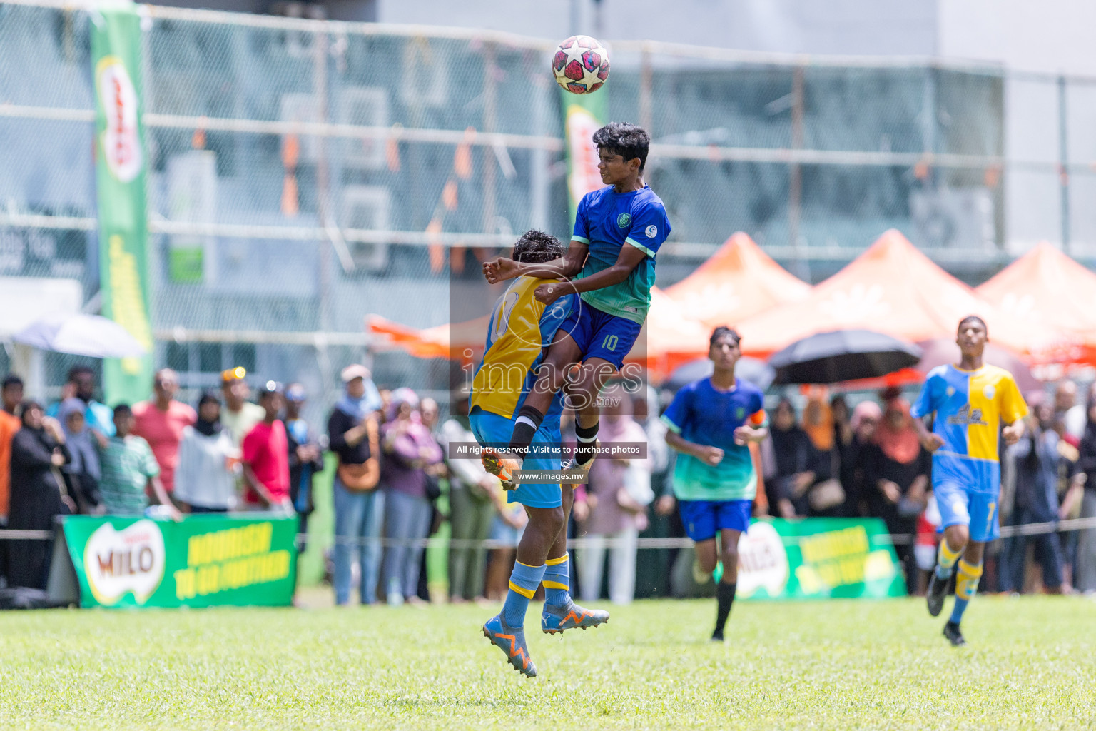 Day 2 of MILO Academy Championship 2023 (u14) was held in Henveyru Stadium Male', Maldives on 4th November 2023. Photos: Nausham Waheed / images.mv